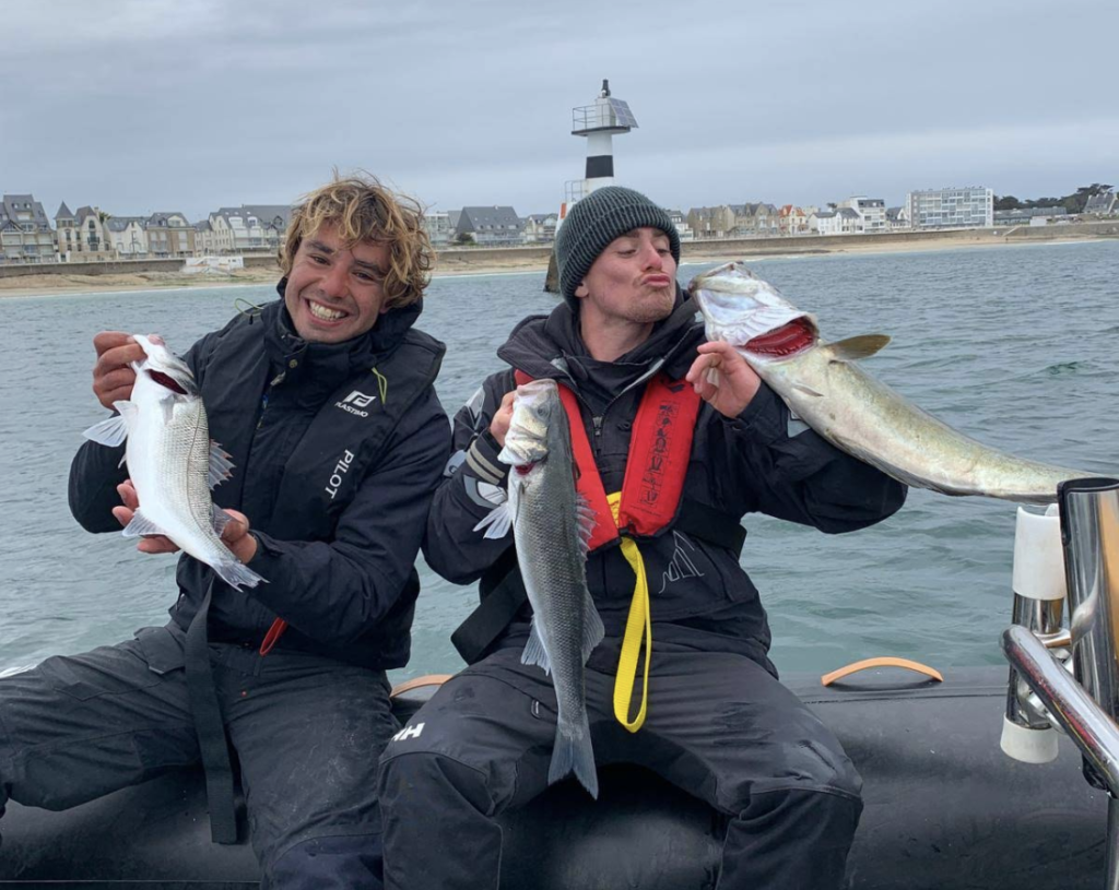 Feeling peche quiberon poisson sortie en mer côte sauvage de quiberon